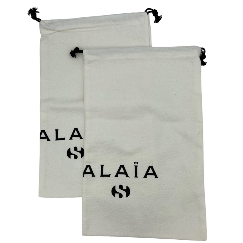 New - Alaia Superga Dust Bag- 8.5”W x 13.5”H - Qty 2
